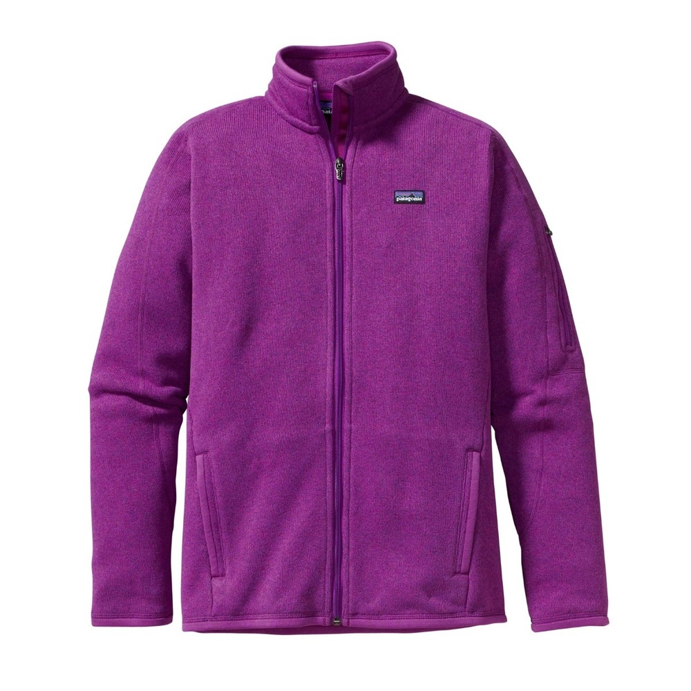 Patagonia Women Better Sweater Full-Zip Fleece Jacket Ikat Purple IKP SP18 L